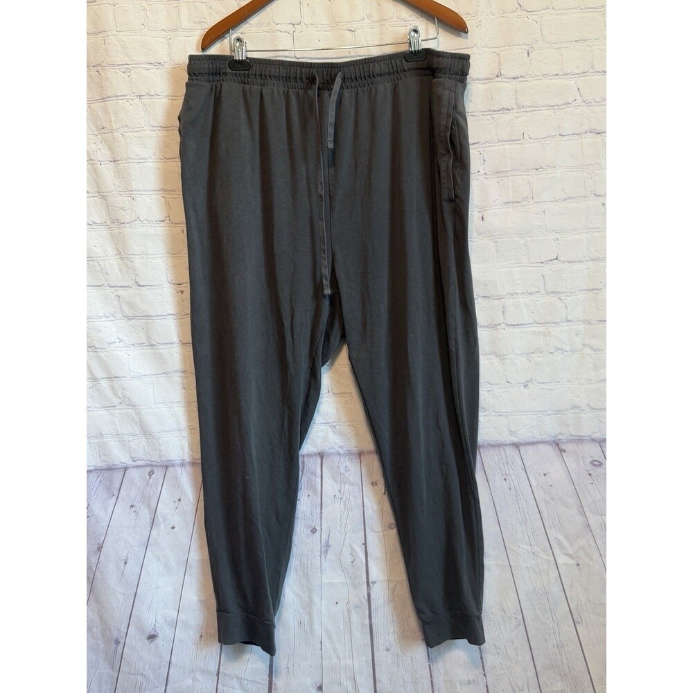 Skims Charcoal Grey Joggers Womens Size 2X Drawstring Sweatpants Lounge Pants